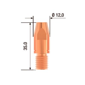 FUBAG Контактный наконечник M10х35 мм CuCrZr D=1.4 мм (25 шт.) в Краснодаре фото