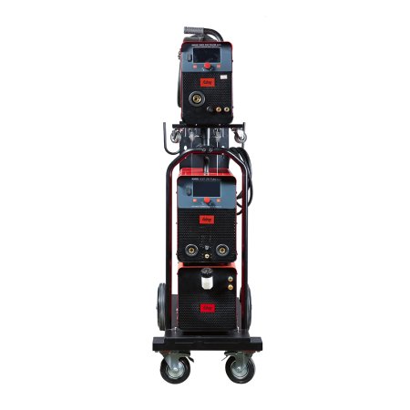 Полуавтомат сварочный FUBAG XMIG 500T DW PULSE  + подающий механизм DRIVE XMIG DW PULSE  + горелка FB 550W 3m  + блок жидкостного охлаждения Cool XMIG  + шланг-пакет 5 метров 95 мм2 14 pol с жидкостным охлаждением + тележка XM в Краснодаре фото