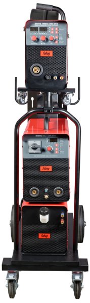 Сварочный полуавтомат INMIG 500T DW SYN + Подающий механизм DRIVE INMIG DW SYN + Шланг-пакет 5 м + Горелка FB 500 3 м + Блок жидкостного охлаждения + Тележка в Краснодаре фото