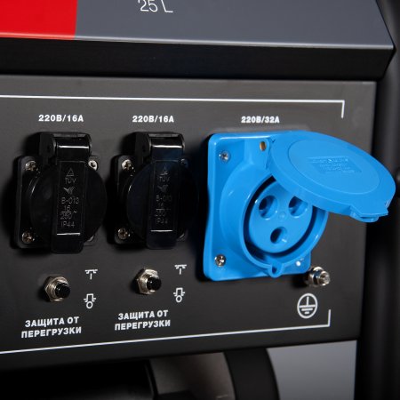 Бензиновый генератор с электростартером и коннектором автоматики FUBAG BS 7500 A ES в Краснодаре фото