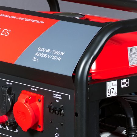 Бензиновый генератор FUBAG BS 8000 DA ES (трехфазный) с электростартером и коннектором автоматики в Краснодаре фото