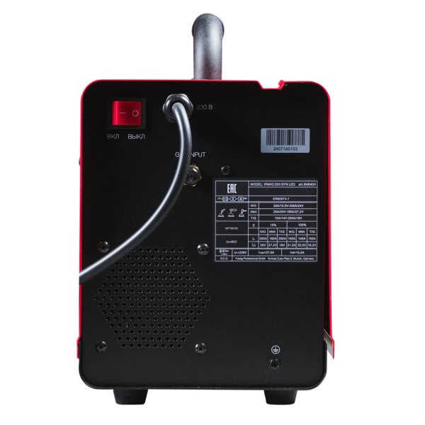 Полуавтомат сварочный инверторный FUBAG IRMIG 200 SYN LED + Маска сварщика Хамелеон FUBAG IR 4-13G M в ПОДАРОК в Краснодаре фото