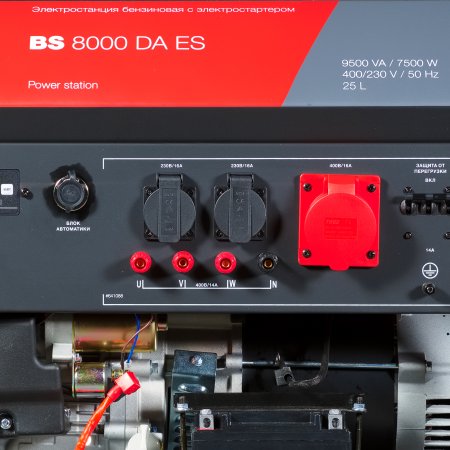 Бензиновый генератор FUBAG BS 8000 DA ES (трехфазный) с электростартером и коннектором автоматики в Краснодаре фото