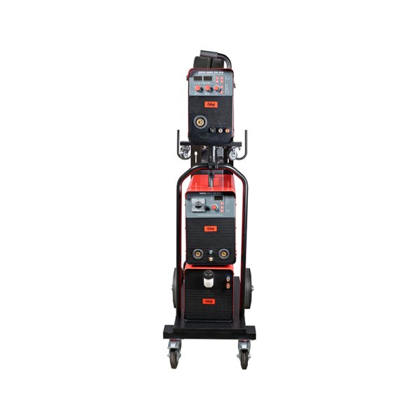 Полуавтомат сварочный FUBAG INMIG 500T DW SYN + подающий механизм DRIVE INMIG DW SYN + шланг-пакет 5 метров 70 мм2 14 pol с жидкостным охлаждением для INMIG 500T DW SYN + горелка FB 500 3m + блок жидкостного охлаждения Cool 70 + тележка для аппаратов в Краснодаре фото
