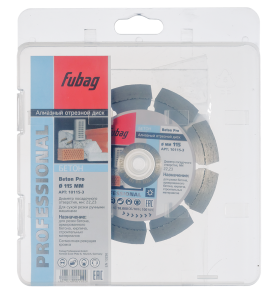Алмазный отрезной диск FUBAG Бетон Экстра (Beton Extra) D115 мм / 22,2 мм по бетону в Краснодаре фото
