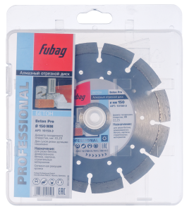 Алмазный отрезной диск FUBAG Бетон Экстра (Beton Extra) D150 мм / 22,2 мм по бетону в Краснодаре фото