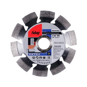 Алмазный отрезной диск FUBAG Universal Extra D125 мм/ 22.2 мм в Краснодаре фото