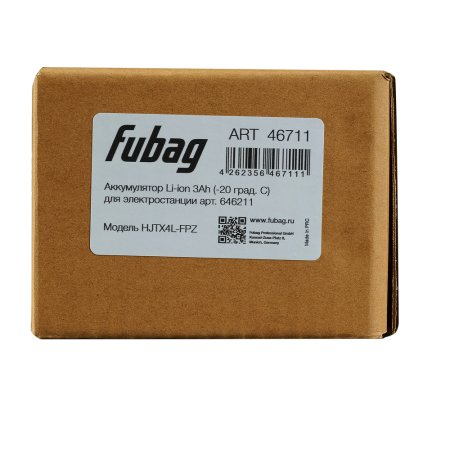Аккумулятор FUBAG li-ion 3Ah для инверторного генератора TI 11000 A ES (арт. 646211) купить в Краснодаре